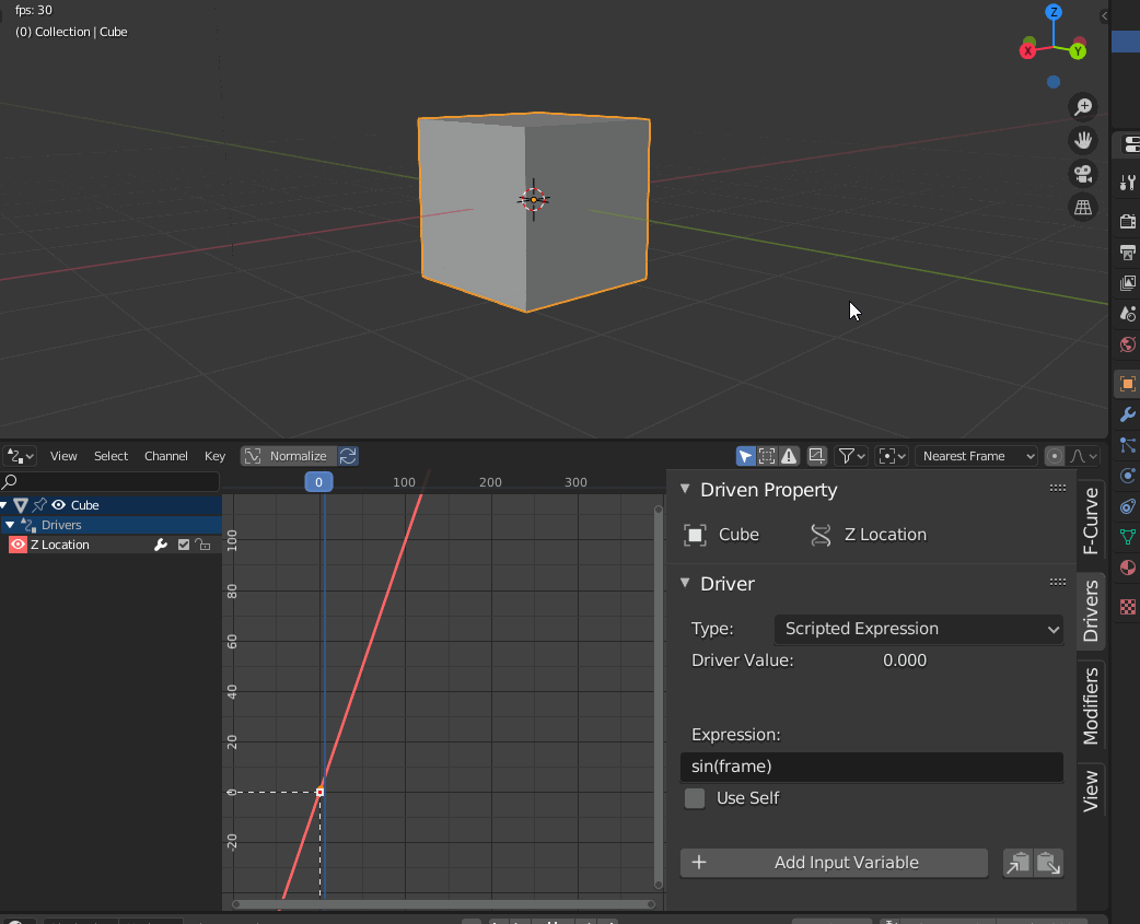 Blender Basic Time Dependent Animation Driver Examples Oded Erell S